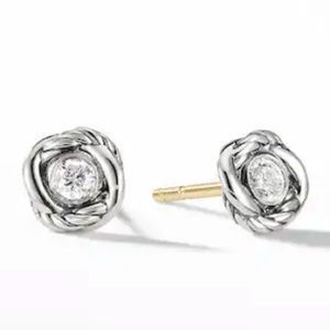 David Yurman Diamond Infinity Post Earrings